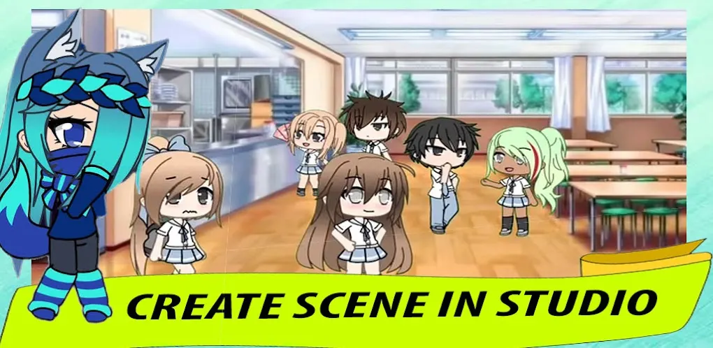 gacha life 2 scene in studio